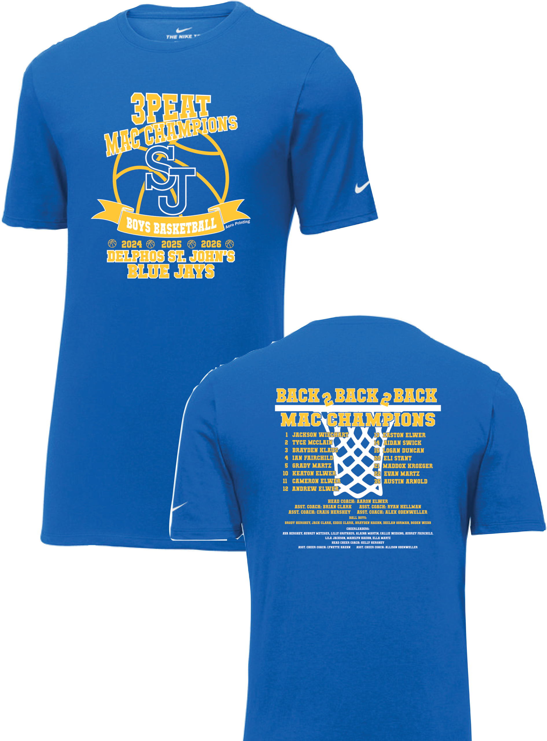 3-Peat MAC Champs Shirt